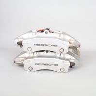 1999-2004 Porsche 911 996 C4 Rear Brake Calipers Brembo Set Pair Silver OEM Used