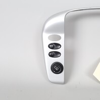 2002-2004 Porsche 911 Boxster Radio Trim Bezel Silver 99655223306 OEM Used