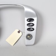 2002-2004 Porsche 911 Boxster Radio Trim Bezel Silver 99655223306 OEM Used