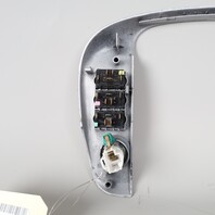 2002-2004 Porsche 911 Boxster Radio Trim Bezel Silver 99655223306 OEM Used