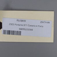 2002-2004 Porsche 911 Boxster Radio Trim Bezel Silver 99655223306 OEM Used