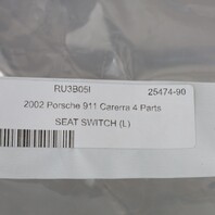 1999-2004 Porsche 911 Boxster Left Power Seat Switch Black 99661371901 OEM Used