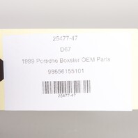 1997-2004 Porsche Boxster Left Convertible Top Guide Arm 98656155101 OEM