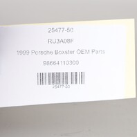 1997-1999 Porsche Boxster 986 Speedometer Instrument Cluster OEM 98664110300