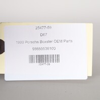 1997-2004 Porsche Boxster 986 Left Door Panel Grab Handle Black OEM 98655536100