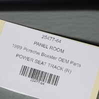 1997-2004 Porsche 911 996 Boxster 986 Right Power Seat Frame Track Rail OEM