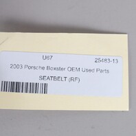 2002-2012 Porsche Boxster 986 987 Right Seat Belt Retractor OEM 98680303405