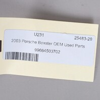 1997-2004 Porsche 911 Boxster Left Dash Speaker HAES Black 99664503702 OEM Used