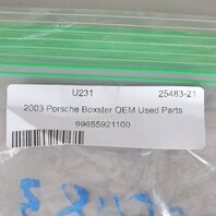 Porsche 911 Boxster Cayenne Hood Emblem Crest Badge 99655921100 OEM Used