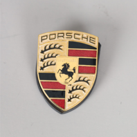 Porsche 911 Boxster Cayenne Hood Emblem Crest Badge 99655921100 OEM Used