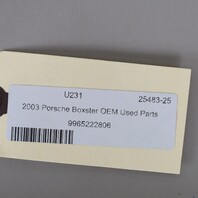 2003 Porsche Boxster OEM Parts