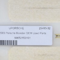 1999-2004 Porsche 911 Boxster Front Seat Backrest Cushion Black OEM Used