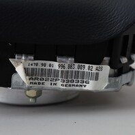 2000-2004 Porsche 911 Boxster 3 Spoke Steering Wheel Airbag Black OEM Used