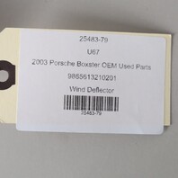 1997-2004 Porsche Boxster 986 Left Wind Deflector Screen OEM Used