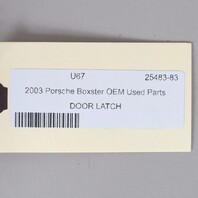 1998-2004 Porsche 911 Boxster Right Door Latch 3B1837016P OEM