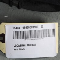 2003-2004 Porsche Boxster 986 Rear Fender Liner Heat Shield Left OEM