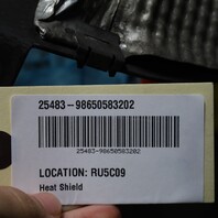 2003-2004 Porsche Boxster 986 Right Rear Fender Liner Heat Shield OEM