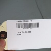 2003-2004 Porsche Boxster 986 3.2 Exhaust Muffler 99611114111 OEM