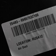 97-04 Porsche 911 996 Boxster 986 Left Radiator Air Duct Shroud OEM 99657532100