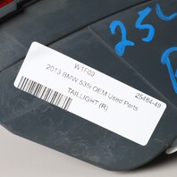 2011-2013 BMW 528i 535i 550i M5 F10 Right Tail Light 63217203232 OEM Used