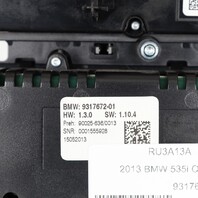 2011-2016 BMW 528i 535i 550i M5 Audio Climate Control Panel 61319328425 OEM Used