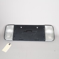 1997-2004 Chevrolet Corvette C5 Rear License Plate Bracket Reverse Lights OEM