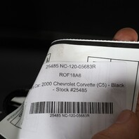 1997-2004 Corvette C5 Right Passenger Door Shell Black OEM 10329948