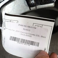 1997-2004 Chevrolet Corvette C5 Rear Bumper Cover Black  OEM 10433081