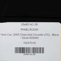 1997-2004 Chevrolet Corvette C5 Left Driver Door Panel Black OEM
