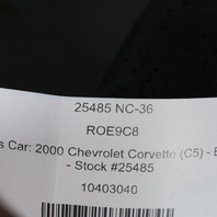 1997-2004 Chevrolet Corvette C5 Front Bumper Foam Absorber OEM 10403040