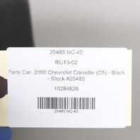 1997-2004 Chevrolet Corvette C5 Console Extension Waterfall Black OEM