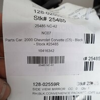 1997-2004 Chevrolet Corvette C5 Right Side View Door MIrror OEM 10416058