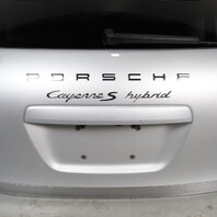 2011-2014 Porsche Cayenne Tailgate Trunk Lid Classic Silver OEM Used