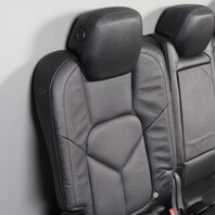 2011-2018 Porsche Cayenne Rear Seats Upper Lower Cushions Black Leather OEM