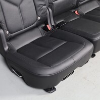 2011-2018 Porsche Cayenne Rear Seats Upper Lower Cushions Black Leather OEM