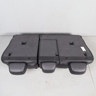 2011-2018 Porsche Cayenne Rear Seats Upper Lower Cushions Black Leather OEM