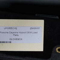 2011-2018 Porsche Cayenne 958 Glove Box Black Leatherette 95855209514 OEM Used