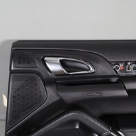 2011-2018 Porsche Cayenne 958 Right Rear Door Panel Leatherette Black OEM Used
