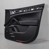 2011-2018 Porsche Cayenne 958 Right Front Door Panel Leatherette Black OEM Used