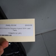 2011-2018 Porsche Cayenne 958 Right Front Door Panel Leatherette Black OEM Used
