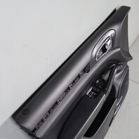2011-2018 Porsche Cayenne 958 Left Front Door Panel Leatherette Black OEM Used