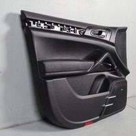 2011-2018 Porsche Cayenne 958 Left Front Door Panel Leatherette Black OEM Used