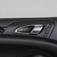 2011-2018 Porsche Cayenne 958 Left Front Door Panel Leatherette Black OEM Used