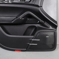 2011-2018 Porsche Cayenne 958 Left Front Door Panel Leatherette Black OEM Used