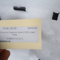2011-2018 Porsche Cayenne 958 Left Front Door Panel Leatherette Black OEM Used