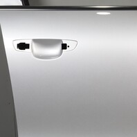 2011-2018 Porsche Cayenne 958 Right Front Door Silver Metallic OEM Used