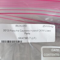 2011-2018 Porsche Cayenne 958 Left Front Seat Belt OEM 95880300111