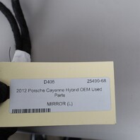 2011-2014 Porsche Cayenne Left Side View Door Mirror Classic Silver OEM Used