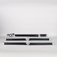 2011-2018 Porsche Cayenne Dash Door Panel Trim Set Piano Black OEM