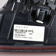 2011-2014 Porsche Cayenne Left Tail Light 95863109312 OEM Used